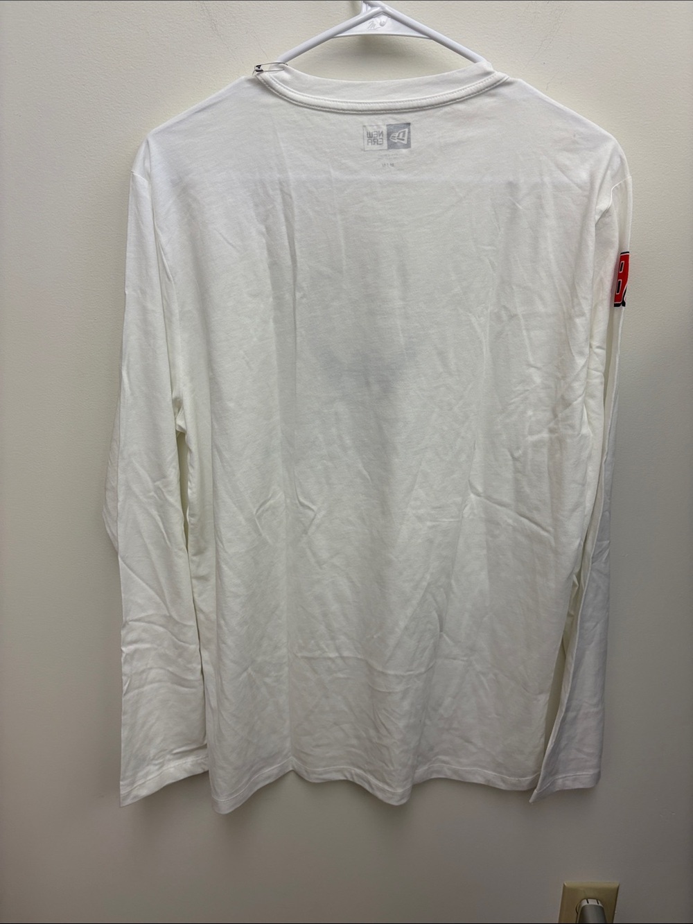 New Era White Long Sleeve Harding Steinbrenner Racing Tee - Picture 4 of 5